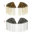 thumbnail image 4 of 1 par remache Stud borla cadena charretera hombro tablero insignias marca chaqueta Punk Oro-B Hugo traje de charreteras de hombro, 4 of 10