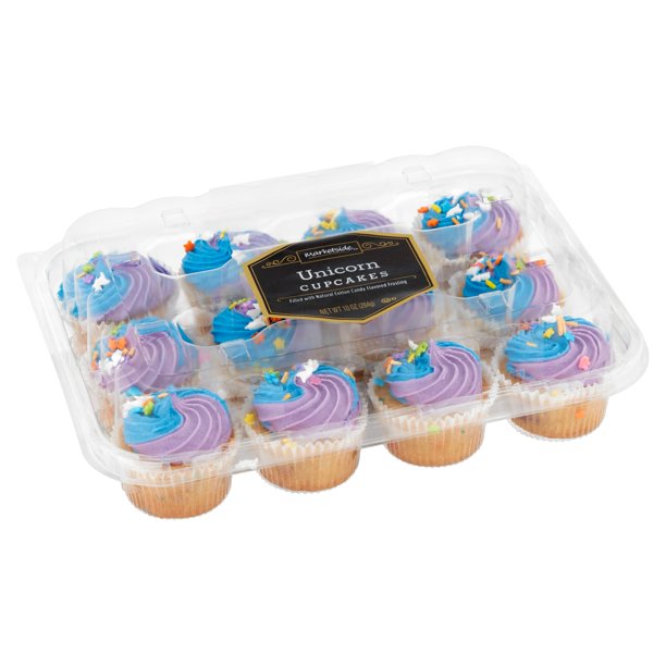 Marketside Marketside Mini Unicorn Cupcakes, 12 count Marketside Marketside Mini Unicorn Cupcakes, 12 count