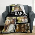 thumbnail image 3 of Custom Blanket Personalized Blanket with Photos Text Gift on Birthday Christmas Customized Picture Throw Blanket for Adult Men Women, 3 of 6
