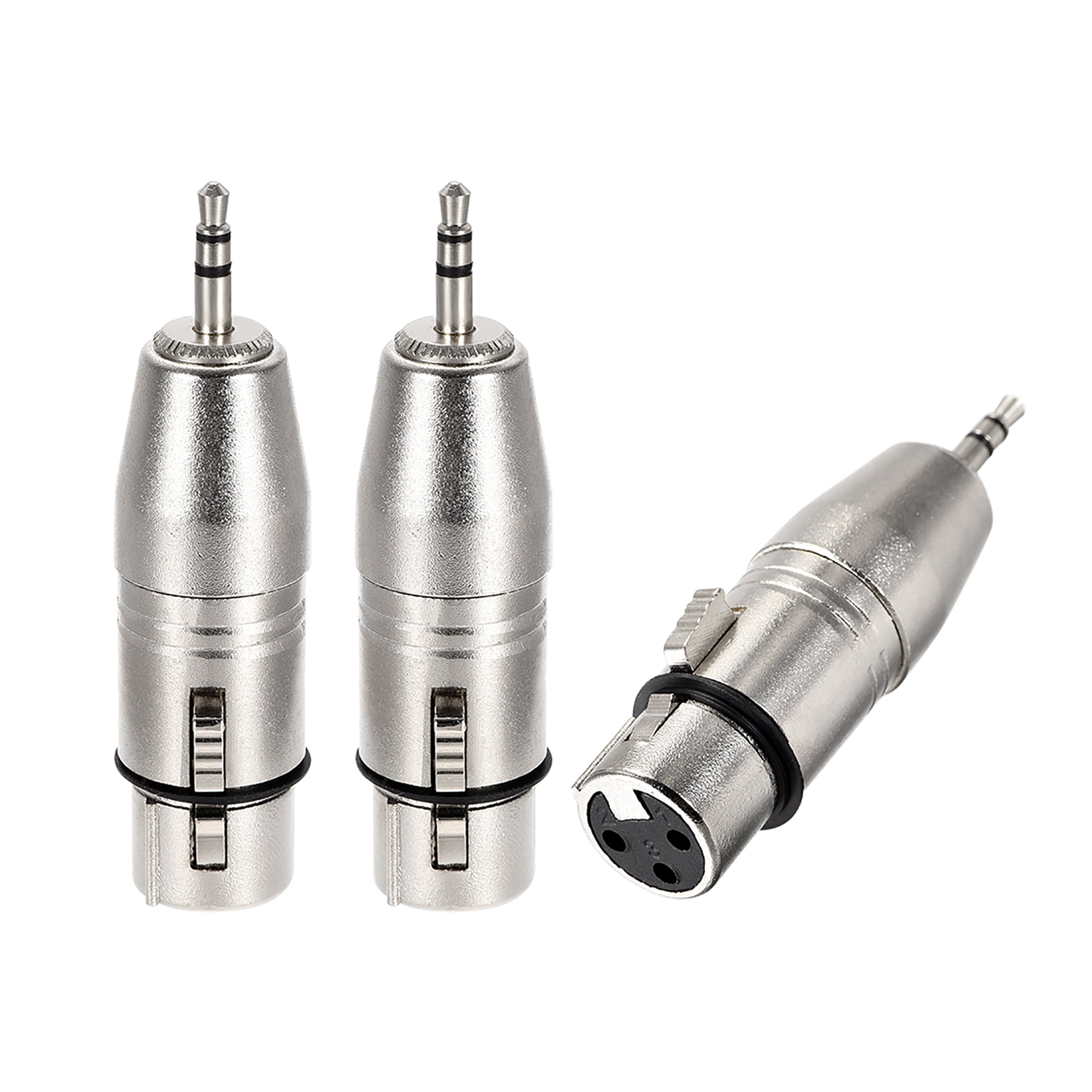 XLR Female to 1/8" Male TRS Adapter,Gender Changer XLRF to 3.5mm