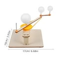thumbnail image 4 of KAKOWELY solar system model 1 Set of Earth Moon Sun Model Planetarium DIY Model Students Educational Solar System Apparatus DIY Sun Moon Earth Model6.69"X3.94"X3.15", 4 of 5