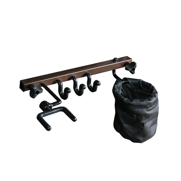 Mossy Oak Deluxe Blind Organizer and Gun/Bow Holder with Cup Holder