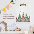 thumbnail image 5 of FMSHPON Christmas Gnome Winter Snow Clipboard Hardboard Wood Nursing Clip Board and Pull for Standard A4 Letter 13x9 inches, 5 of 5