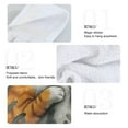 thumbnail image 6 of Cats with Heart 2pcs Bathroom Hanging Towels Velcro Soft Hand Towel Absorbent Tie Towels for Kitchen Toilet Tea Bar Washcloth, 6 of 7