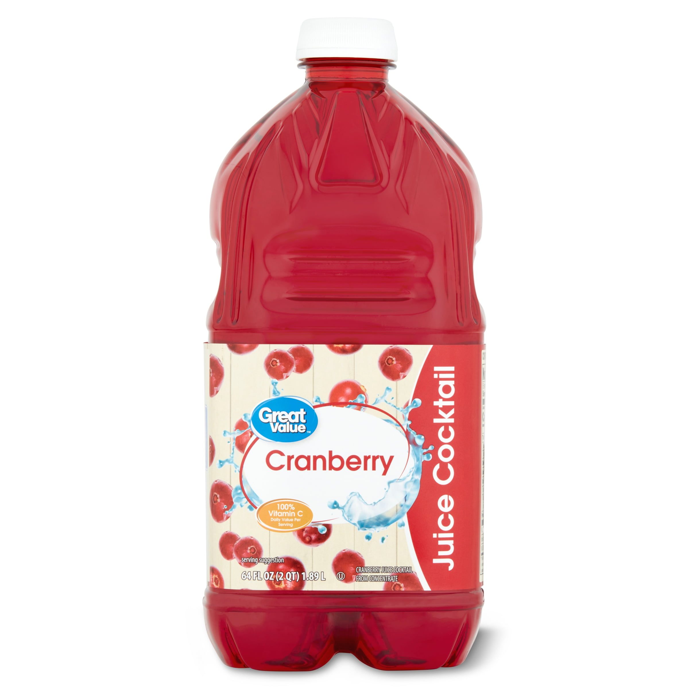 Great Value Cranberry Juice Cocktail, 64 fl oz