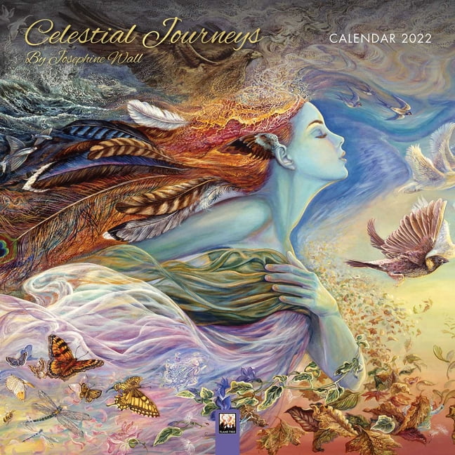 Celestial Journeys by Josephine Wall Wall Calendar 2022 (Art Calendar