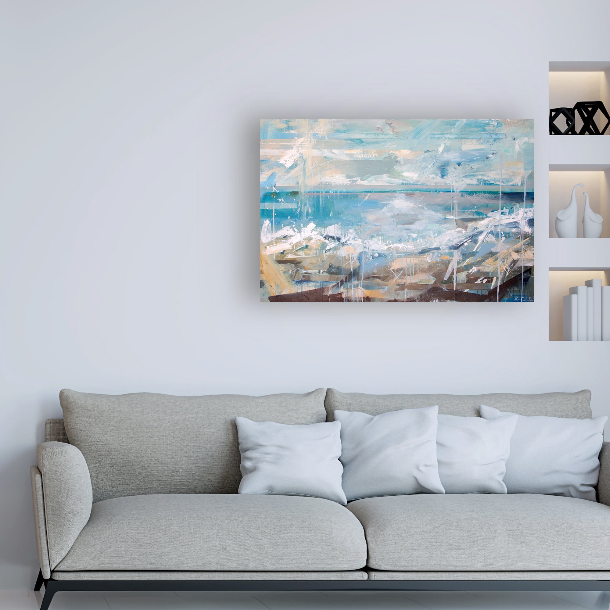 Trademark Fine Art 'Seawalk' Canvas Art by Kym De Los Reyes