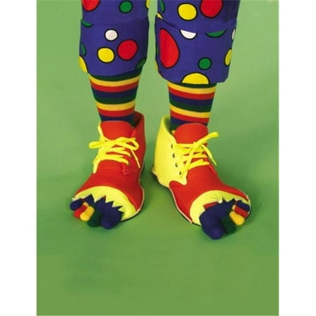Clown Shoes And Toe Sock Set