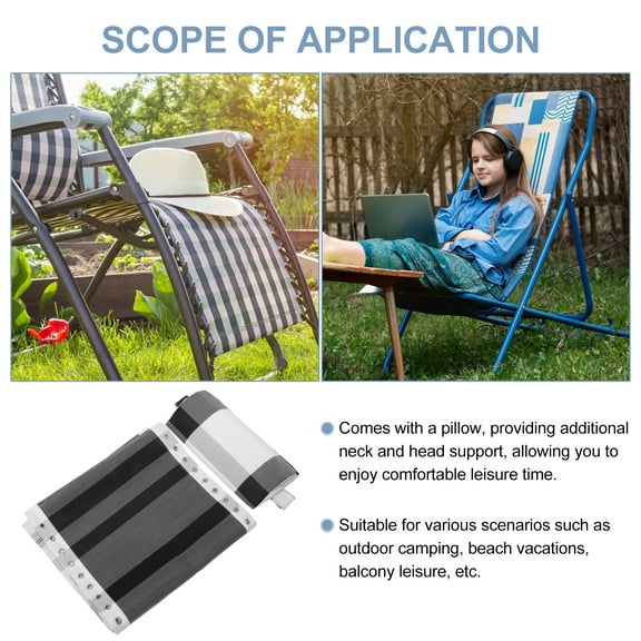 LEXSOMEO 1 Set Replacement Lounge Breathable Cloth Patio Chaise Lounges Chairs Fabric