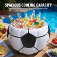 thumbnail image 5 of Inflatable Soccer Ball Ice Bucket, Floating Beverage Cooler for Pool Parties, Inflatable Drink Holder Tub for Outdoor Gatherings and Events, 5 of 7