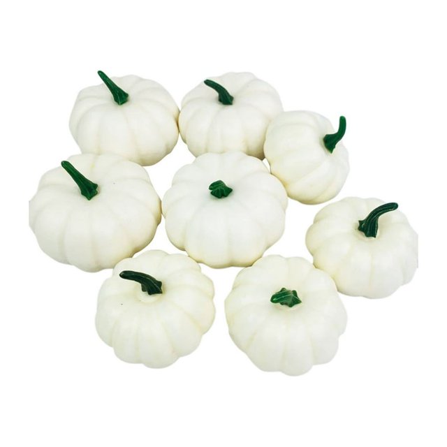 Simulation Foam Fake Pumpkins Halloween Pumpkin Decoration Props (Pack of 12)
