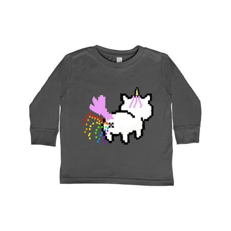 

Inktastic Pixel Unicorn Butt Gift Toddler Boy or Toddler Girl Long Sleeve T-Shirt