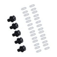 thumbnail image 3 of 8L0853909, 28PCS Reliable ABS Economical Durable Trim Mounting Clip  Replacement For S4 B5 Models 1998-2001 For Repairing, 3 of 8