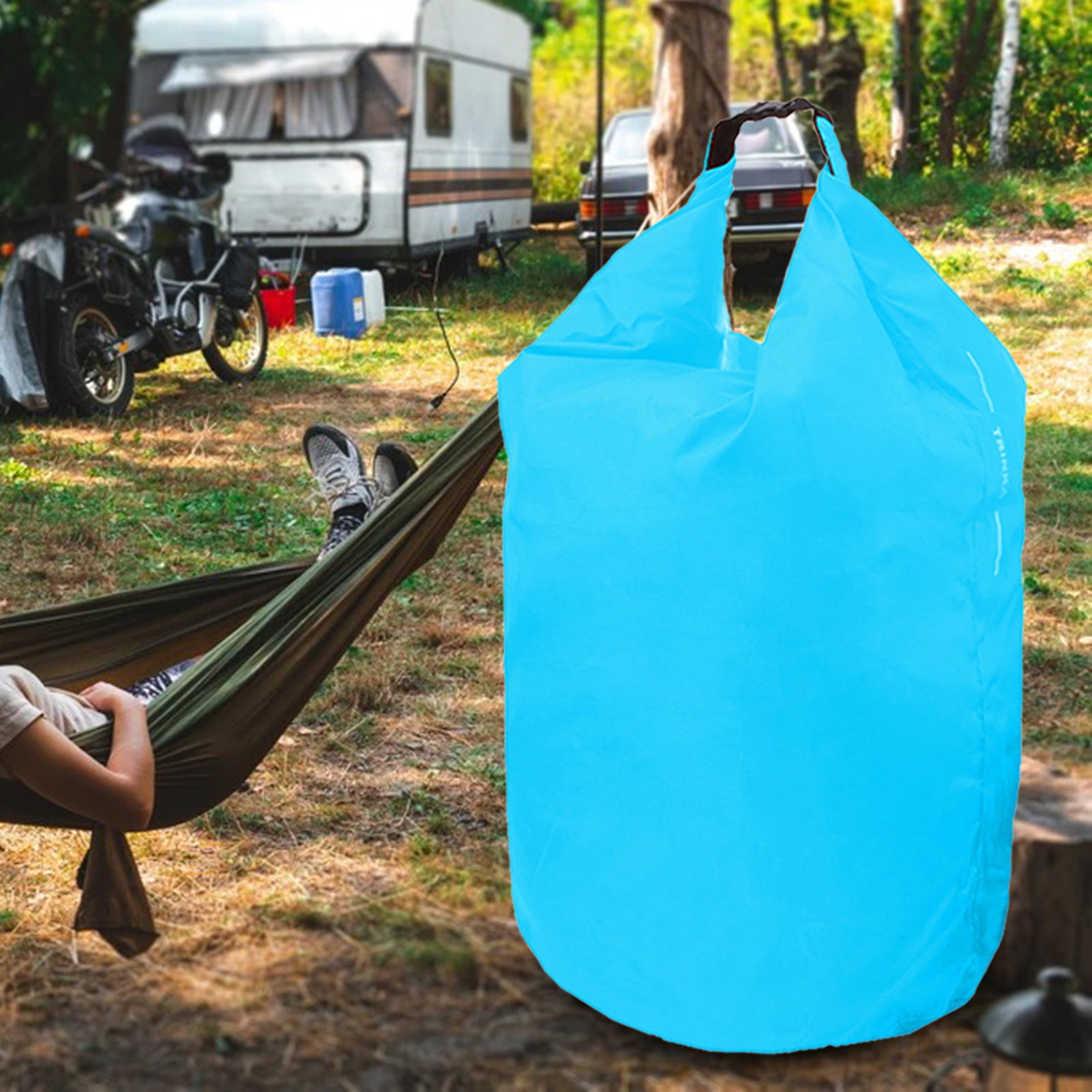 Waterproof Dry Sack Green Storage Kit Bag 8/40/70L Kayaking Canoeing Camping 