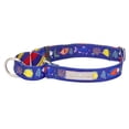 thumbnail image 1 of Lucky Love Dog Martingale Collar, Blue Color No Slip Collars for Small Dogs, Tropical Fish Pattern Martingale Dog Collar, Great for Whippets, Greyhounds, and More (Mackey, Small), 1 of 7