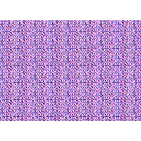 Ahgly Company Indoor Rectangle Patterned Mauve Purple Area Rugs, 2' x 3'