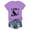 Purple, variant on T Shirts for Women Funny Crow Black Bird Graphic Crewneck Short Sleeve Tops Summer Beach Vacation Casual Loose Basic Tees