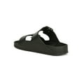 thumbnail image 3 of Women Double Buckle Silicone Footbed Slide Sandal 18785, 3 of 6