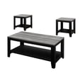thumbnail image 2 of 3pcs Table Set with Wood Look | Great for Sofa Arrangement in Living Room | Sufficient Surface for Multiple Uses, 2 of 3