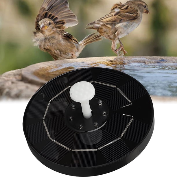 Fuente Solar Para De Pájaros De 3,5 W, Bomba De Fuente Solar De 3,5 W, Luces LED Coloridas Resistentes A La Intemperie Para Piscina