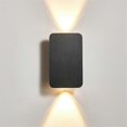 thumbnail image 2 of Modern Simple Brushed Aluminum LED Indoor Wall Lamp Bedroom Living Home Lighting Aisle Deco Aluminum Wall Light D, 2 of 5