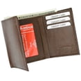 thumbnail image 2 of New RFID Blocking Men's Genuine Soft Lamb Leather Slim ID Card Holder Trifold Wallet RFID 55 BOX (C), 2 of 10