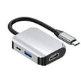 thumbnail image 1 of Japceit USB C Hub To HDMI USB 3.0 PD 3 In 1 USB C Docking Station Adapter, 1 of 8