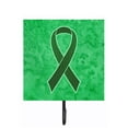 thumbnail image 1 of 4.25 W x 7 H In. Emerald Green Ribbon for Liver Cancer Awareness Leash or Key Holder, 1 of 1