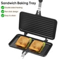 thumbnail image 5 of Double-Sided Non-Stick Sandwich Maker with Long Handle for Breakfast, Camping & Home Kitchen, 5 of 8