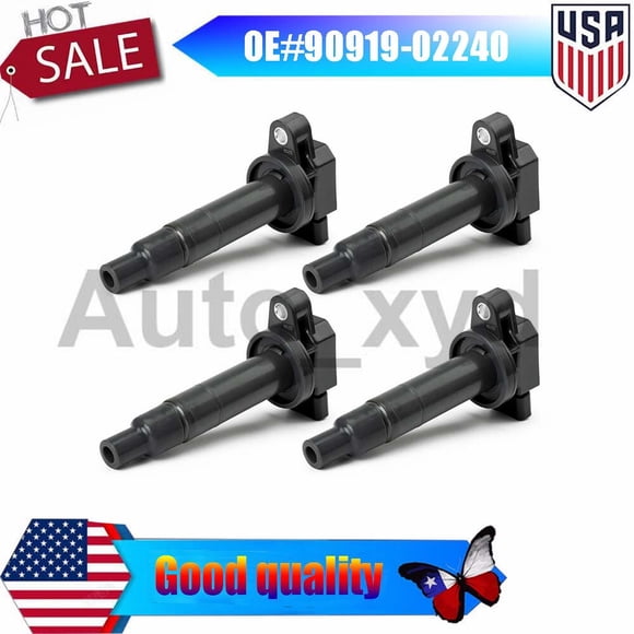 4-pack new ignition coil 90919-02240 for Toyota Yaris Prius for Scion xA xB Echo 1.5L-