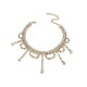 thumbnail image 4 of Collar colgante Salvador de moda accesorios de vestido elegante para cumpleaños niñas mujeres Dorado, 4 of 10