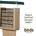 thumbnail image 5 of Birds Choice 12" Recycled Single Cake Tail Prop Suet Feeder, Taupe/Green, 5 of 13