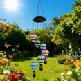thumbnail image 6 of Outdoor Solar LED Hot Air Balloon Wind Chime Light,Solar Powered Hanging Garden Decor Home Decor Collection, 6 of 6