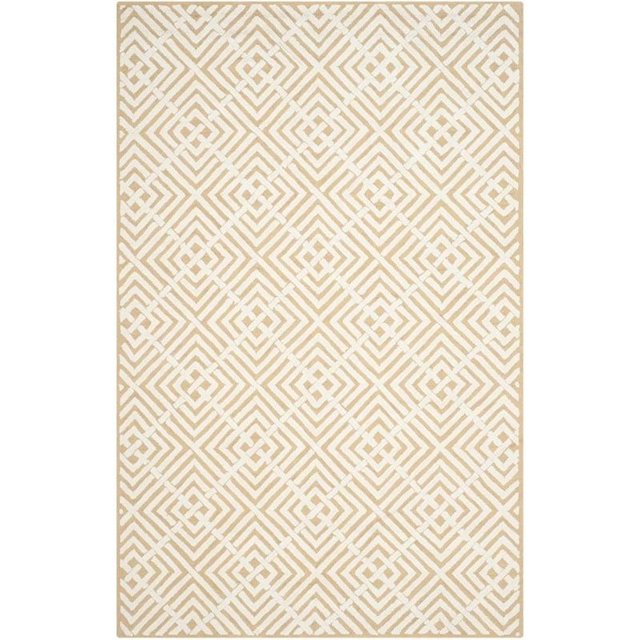 Safavieh Newport Beige Contemporary Rug - 5'6" x 8'6"