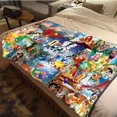 thumbnail image 3 of Manta ligera con estampado de Mickey y Minnie de Disney para sala de estar, dormitorio, habitación de los niños, manta cálida, regalo de Navidad, 3 of 5