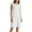 White, variant on Dgankt Dresses for Women Women's Sleeveless Casual Solid Color Round Neck Dress