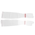 thumbnail image 2 of Compression Stockings 15‑20mmHg Breathable Firm Support Thigh High Compression Stockings White M, 2 of 15