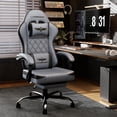 thumbnail image 3 of LaoGeoRon Gaming Chair with Footrest, Comfortable Ergonomic PC Gaming Chair with Headrest and Lumbar Support, High Back, Widen Seat, Adjustable Armrests, 3 of 10