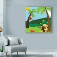 thumbnail image 3 of Trademark Fine Art 'Jungle Jamboree II' Canvas Art by June Erica Vess, 3 of 4