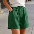 thumbnail image 2 of Afdoent Shorts For Women High Waisted Loose Fit Casual Shorts Straight Leg Summer Wide Leg Comfortable Trousers With Pockets For Outdoor Travel 2026 Beach Vacation Shorts, 2 of 4