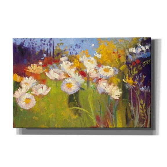 Epic Graffiti 'Contemporary Meadow' by Carol Rowan, Giclee Canvas Wall Art, 40"x26"