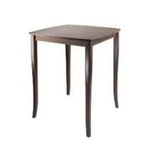 WinsomeTrading Inglewood High Table - Antique Walnut