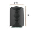 thumbnail image 1 of Mosiee Bird Bath Cover 18H × 24D Inches Fountain Dust Cover For Outdoor Patio Garden, 1 of 9