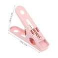 thumbnail image 2 of ELAYARD 30Ud Clips De Plástico Rosados Para Ropa Y Mantas Con Antiviento Y Durabilidad, 2 of 8