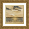 thumbnail image 1 of Shanti, Shima 26x26 Gold Ornate Wood Framed with Double Matting Museum Art Print Titled - Color of Silence, 1 of 4