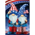 thumbnail image 3 of Briarwood Lane Patriotic Gnomes House Flag, 3 of 4