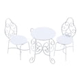 thumbnail image 3 of Juego de mesa y sillas de jardín para casa de muñecas, escala 1/12, rústico, elegante, juego de simulación, adornos de jardín de hadas para accesorios, 3 of 8