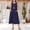 Blue, variant on Linen Dresses for Women 2026 Spring Break Dresses Summer Solid Color Sleeveless Crew Neck with Zipper Regular Fit Graduation Dress with Pockets for Going Out and Party