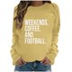 thumbnail image 1 of ICHUANYI Liquidación Moda Mujer Casual Manga Larga Cuello Redondo Señoras Sudadera Tops Blusa ICHUANYI WER202308244678, 1 of 3