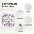 thumbnail image 4 of Balery Lavender Flowers Pantalones cortos deportivos para mujer con forro y dos bolsillos, elásticos, para entrenamiento, gimnasio, yoga-Medium, 4 of 7